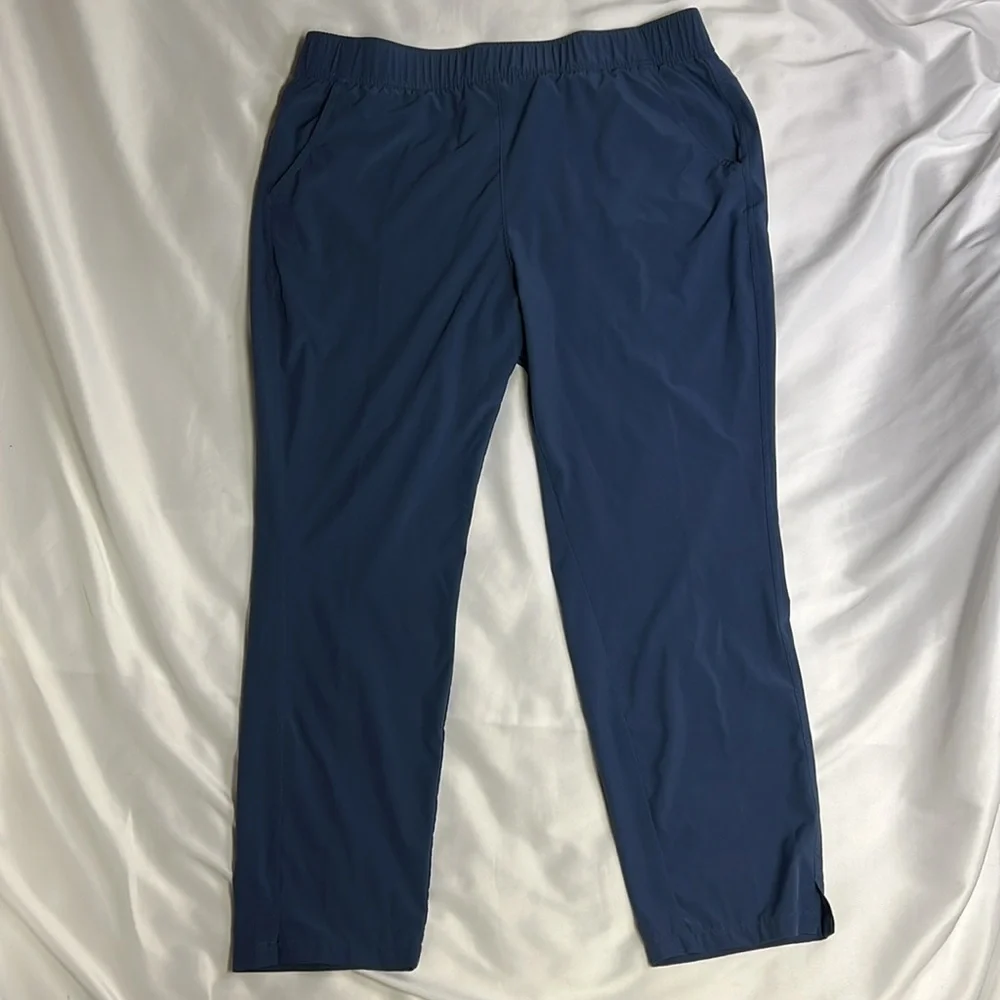 Eddie Bauer Women Size XL Athletic Running Athleisure Pants Training Blue - Picture 11 of 11